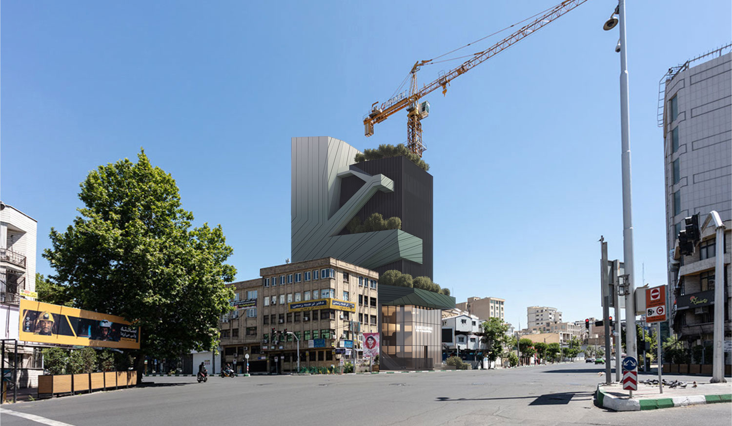 Takht-e-Tavoos Office and Commercial Building
