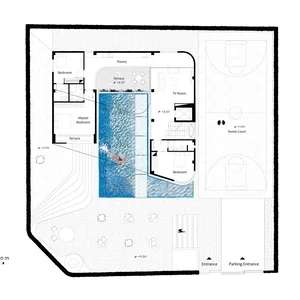 The Central Courtyard Villa